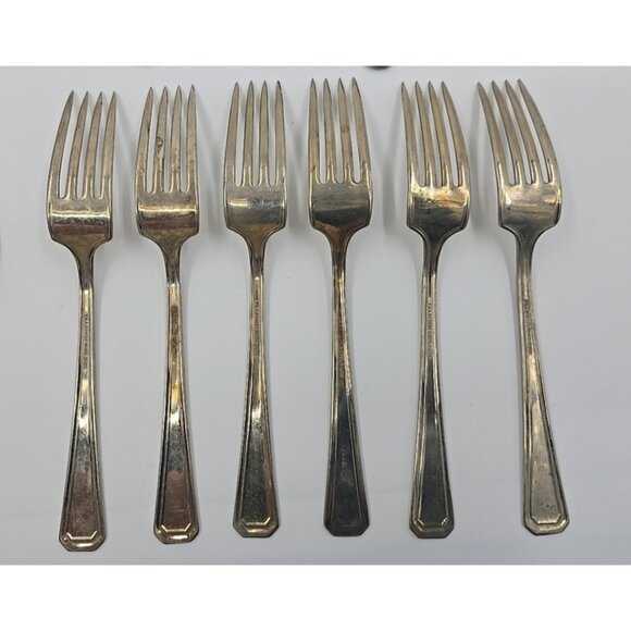 Wm. A. Rogers 25 Piece Nickel Silver Flatware Spoons Forks Knives Replacements - Picture 7 of 13